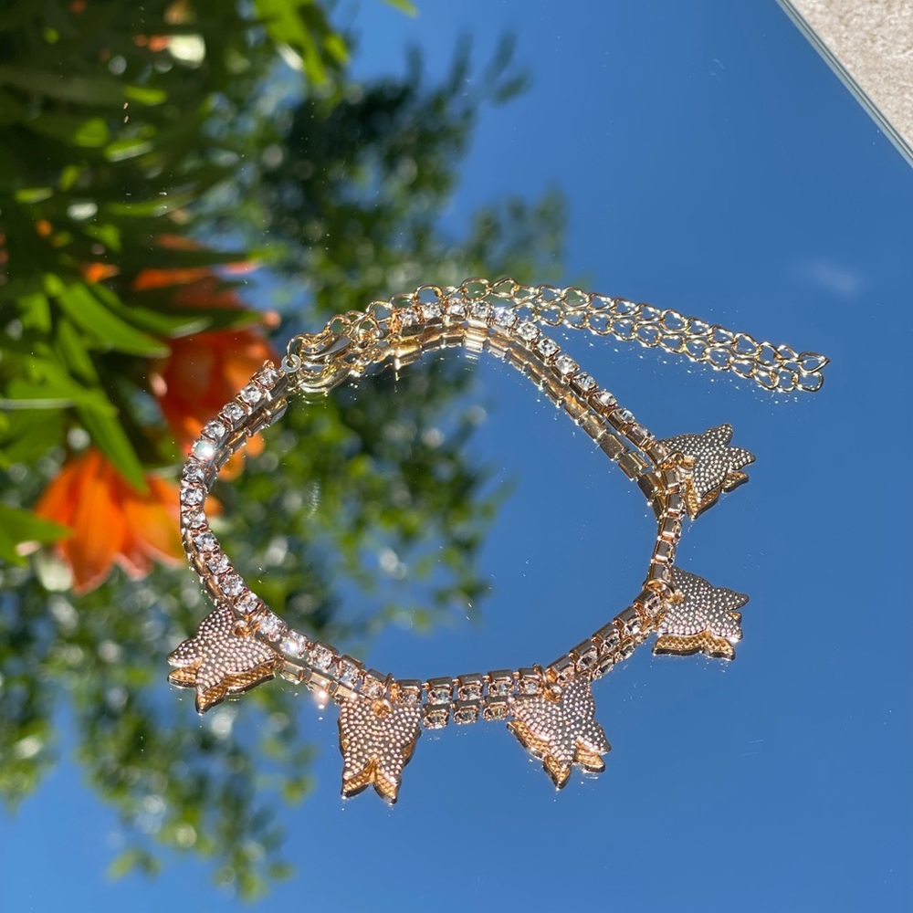 Butterfly Anklet - Picture 2 of 2
